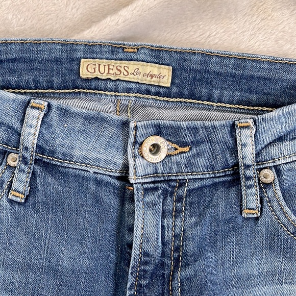 Guess - straight leg jeans denim low rise - Picture 3 of 8